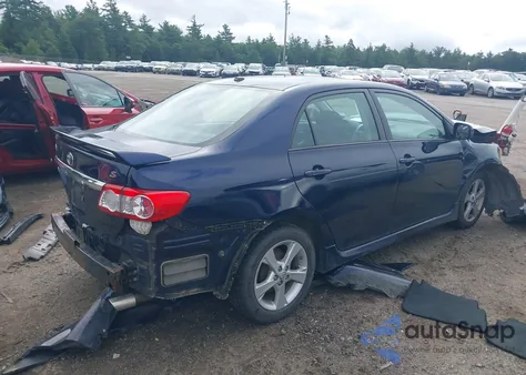 2011 Toyota Corolla S from USA, damaged, VIN 2T1BU4EE5BC603026